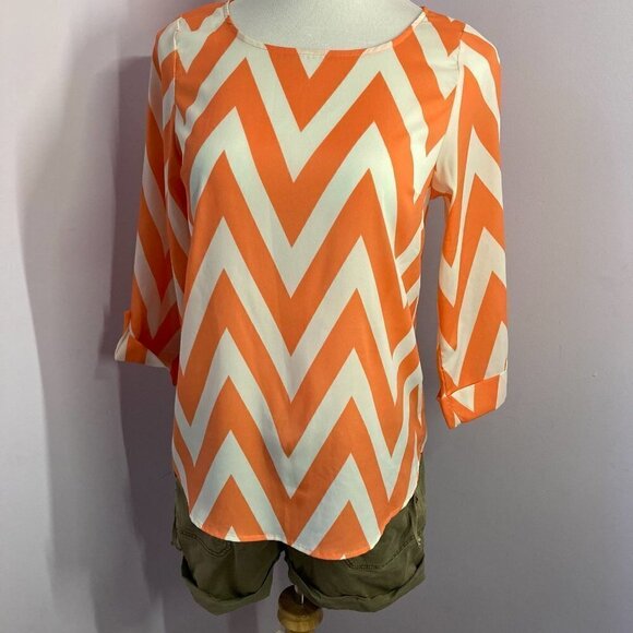 Vintage 90's Abstract Top, Size S - Picture 1 of 8
